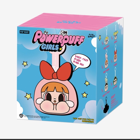POP MART Other - Powerpuff Girls Cry Baby Plush Pendant - Bunny Blossom